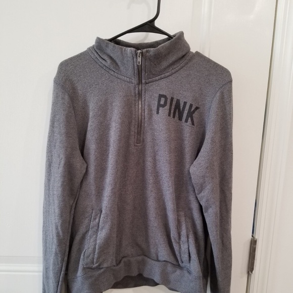 PINK Victoria's Secret Tops - Victoria Secret Pink Quarter Zip